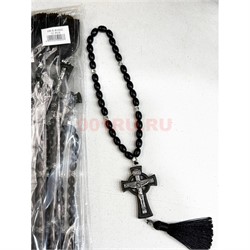 Четки средний размер (B-192C) с деревянным крестом 12 шт/упаковка - фото 225584