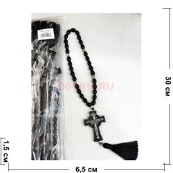 Четки средний размер (B-192C) с деревянным крестом 12 шт/упаковка - фото 225585