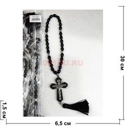 Четки средний размер (B-192D) с деревянным крестом 12 шт/упаковка - фото 225587