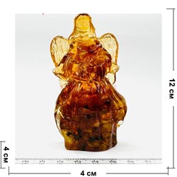 Ангелочек из янтаря 12 см - фото 225677