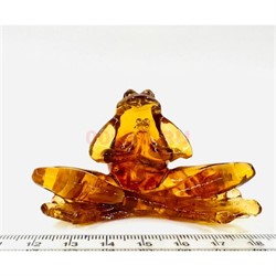Лягушка из янтаря 7 см длина - фото 225682