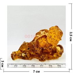 Ангелочек лежит из янтаря 7 см - фото 225699
