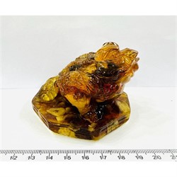 Жаба трехногая из полистоуна 6 см - фото 225700