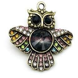 Амулет оберег Сова подвеска кошельковый денежный - фото 225795