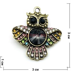 Амулет оберег Сова подвеска кошельковый денежный - фото 225796