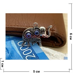 Амулет оберег Слоник сглаз подвеска кошельковый денежный - фото 225814