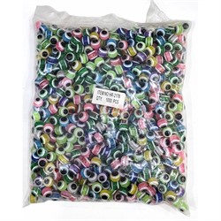 Бусины "сглаз" цветной 10 мм 1000 шт цена за упаковку (HR-2178) - фото 225861