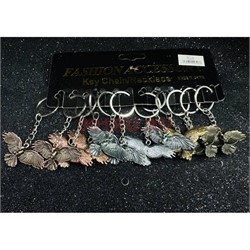 Брелок металлический (KY-871) орел 3 цвета 12 шт/упаковка - фото 225879