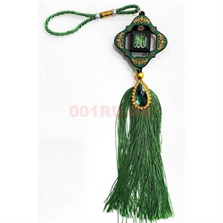 Подвеска мусульманская (G114) зеленая квадратная 12 шт/упаковка - фото 225913