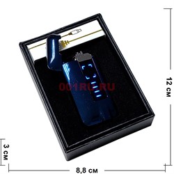 Зажигалка USB (21-37) двойной разряд электроимпульсная 2 цвета - фото 225967
