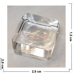 Подставка стеклянная 15x28 мм - фото 225978