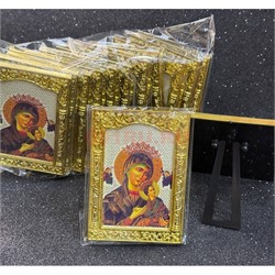 Икона на подставке (KN-G727) размер 10x7 см 12 шт/упаковка (вариант 1) - фото 226062