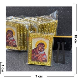 Икона на подставке (KN-G727) размер 10x7 см 12 шт/упаковка (вариант 3) - фото 226067