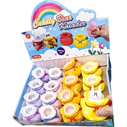 Игрушка антистресс «зверушка из горшка» 12 шт/упаковка - фото 226433