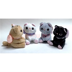 Брелок мягкий Котики обнимашки скоттиш-фолд 12 шт/упаковка - фото 226643