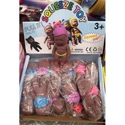 Игрушка антистресс тянучка Младенец 12 шт/упаковка - фото 226692