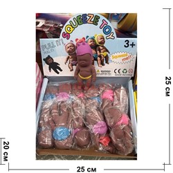 Игрушка антистресс тянучка Младенец 12 шт/упаковка - фото 226693