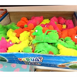 Игрушка Пудель светящийся силиконовая 24 шт/упаковка - фото 226727