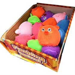 Игрушка Сова светящаяся силиконовая 12 шт/упаковка - фото 226729