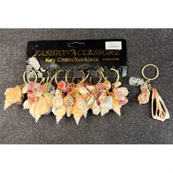 Брелок с ракушками (KY-1045) в банке 12 шт/упаковка - фото 227140