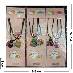 Подвески парные (BS-B324) Котики цветные 12 пар/упаковка - фото 227174