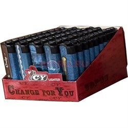 Зажигалка газовая турбо Джинсы 50 шт/упаковка - фото 227677