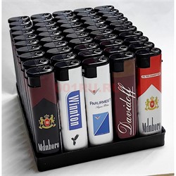 Зажигалка газовая турбо в ассортименте 50 шт/упаковка - фото 227680
