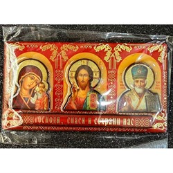 Иконка на липучке (KN-G205) деревянная 12 шт/упаковка - фото 227885