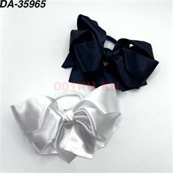 Бант 2 цвета на резинке (DA-35965) цена за пару (6 пар на ленте) - фото 228390