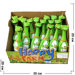 Игрушка пищалка резиновая Лягушка 24 шт/упаковка - фото 228424