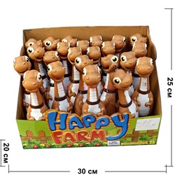 Игрушка пищалка резиновая Динозавр 24 шт/упаковка - фото 228426