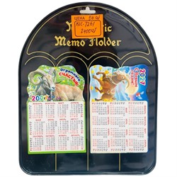 Магнит календарик Коза Баран (7261) символ 2027 года 50 шт/упаковка - фото 228855