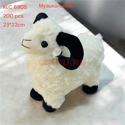 Игрушка музыкальная 23 см Козел Баран (6905) символ 2027 года - фото 228901