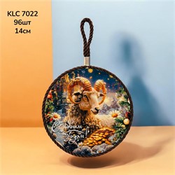 Подставка 14 см под горячее Коза Баран (7022) символ 2027 года - фото 228911
