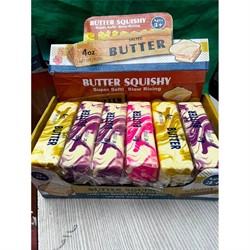 Сквиши масло розовое Butter Squishi 4oz 12 шт/упаковка - фото 229054