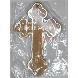 Крест 20 см округлый (вешается) 12 шт/упаковка - фото 229486