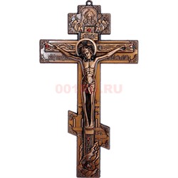 Крест металлический (вешается) 23 см цвет медь - фото 229491