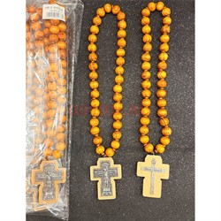 Четки деревянные (B406-8) с крестом 12 шт/упаковка - фото 229679