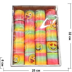Радуга игрушка Смайлики 6 см 20 шт/упаковка - фото 230010