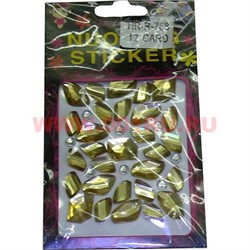 Стекло декоративное "NUOYING STICKER" цвет коричневый, цена за 12 шт/уп - фото 45863
