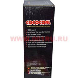 Уголь для кальяна Cococoal Khan 1 кг 96 кубиков, 18 уп/кор (кокосовый) - фото 46460