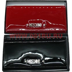 Кошелек "Moschino" лак классика цвета в ассортименте - фото 47181