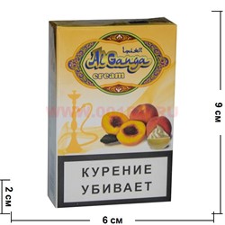 Табак для кальяна Аль Ганжа Крем "Персик" 50 гр (с акцизной маркой) - фото 47243