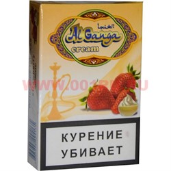 Табак для кальяна Аль Ганжа Крем "Клубника" 50 гр (с акцизной маркой) - фото 47247