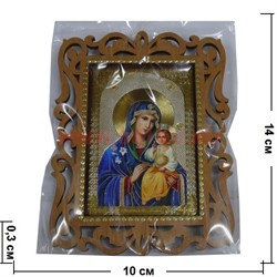 Икона 14*0,3*10 "Дева Мария с ребенком" - фото 47593