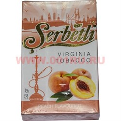 Табак для кальяна Шербетли 50 гр "Персик" (Virginia Tobacco Serbetli Peach) - фото 48251