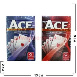 Карты для покера Cartamundi Ace, цена за 2 уп, 100% пластик - фото 48417