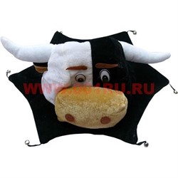 Прикол шляпа "Корова" с бубенчиками - фото 48607