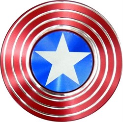 Спиннер металлический «Captain America» 58 мм - фото 48726