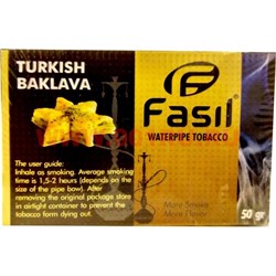 Табак для кальяна Fasil «Turkish Baklava» 50 гр (фасиль турецкая пахлава) - фото 49384